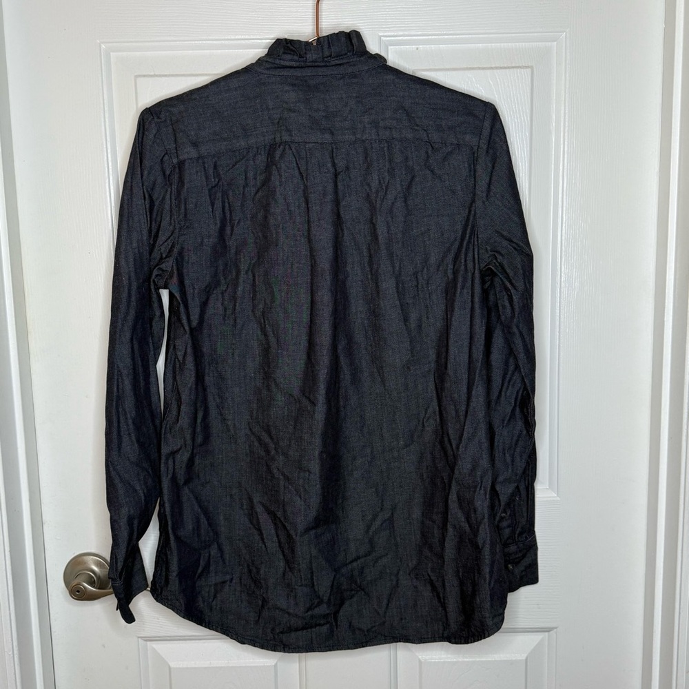 Athleta Shanti Salutation Jacket Zippered Iron Blue Powervita Workout Tall - Picture 8 of 10
